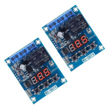 2PCS Low Voltage Cutoff, Battery Voltage Monitor Module  12V Low Voltage Cut Off Charge Discharge Protection Board