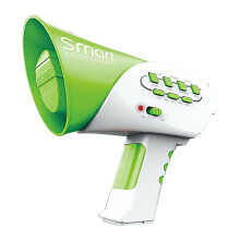 Kids Voice Changer Megaphone Toy with 7 Sound Effects and Green Robot Design for Kids