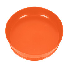 Rotating Kitchen Storage Tray 360 PP Spice Organizer Holder Orange