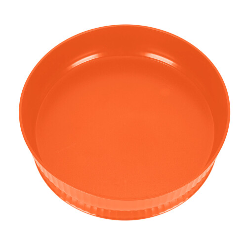 Rotating Kitchen Storage Tray 360 PP Spice Organizer Holder Orange