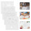 8St Multi-Function Schilderij Sjablonen Sneeuwvlok Voor Creatieve DIY 9