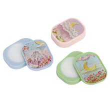 Ensemble de 3 parfums solides 4g, fragrances florales longue durée, taille de poche