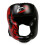 (Black) Wrestle Protective Headgear Adjustable Size PU Leather Soft Head Protector for Boxing 1