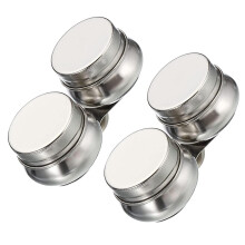 Palette Cups, 2 Pack Paint Pot Container Cup with Lid and Clip Double Dippers Stainless Steel for Oil Painting
