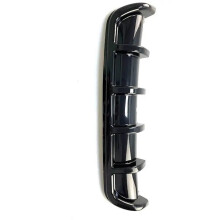 Bright Black Universal Car Rear Bumper Lip Spoiler for BMW and Mercedes Carbon Look Trim