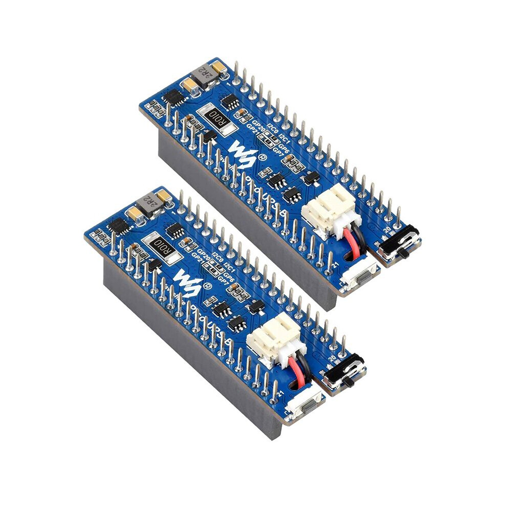 2X Waveshare Ups Module B For Raspberry Pi Board, Uninterruptible Power Supply Monitoring Battery Via I2c Bus 4713617303179
