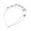 1St Zilveren Ster Haarband Met Bruids Haaraccessoire 7