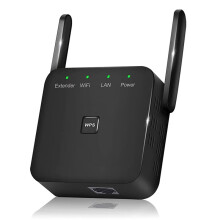 Nouvel Amplificateur WiFi, Répéteur WiFi, Couvre Jusqu'à 10 000 M², Amplificateur Internet avec Port Ethernet, Installation Rapide (UE)