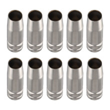 15Ak Gas Nozzle 10Pcs Mig Welding Torch Gas Nozzle Contact Tip For Mig Mag Welding