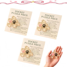 Pocket Hug 3 Piece Set with Heart Paw Print Keepsake for Animal Lover Gift and Veterinarians