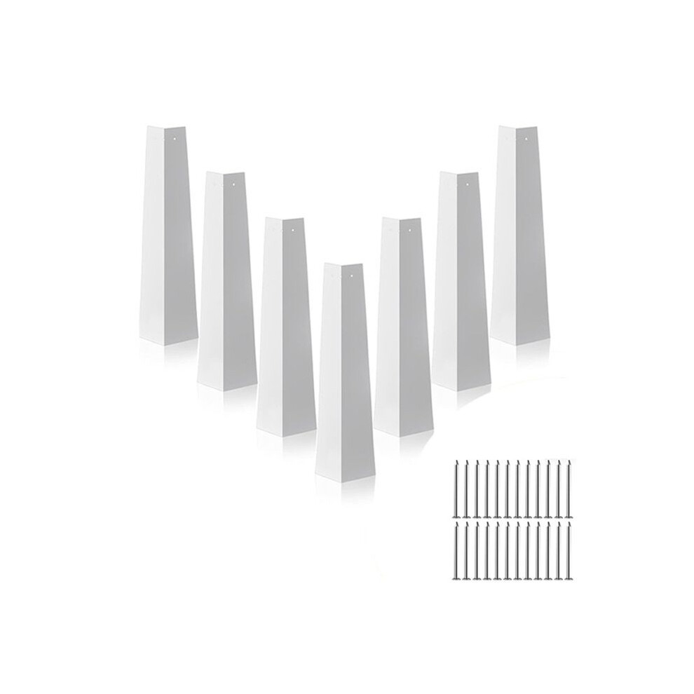 Aluminum Outside Siding Corner Silver-White Siding Corner Caps Smooth Finish 24 Nails Included For Mobile Home House 4711343895838