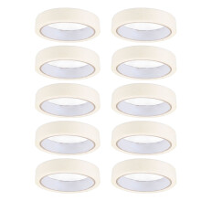 10 Rolls White Masking Tape 0.7in | Easy Tear, High Adhesion for Painting & Crafts