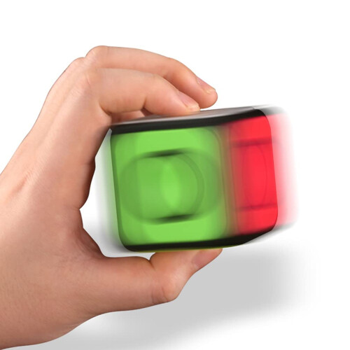 Fidget Spinner Cube 1x1 Speed Cube Black Stickerless Puzzle Toy with Smooth Fast Rotation