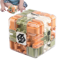 Large 3D Maze Cube Puzzle for Adults and Kids, Brain Training Game for Spatial Awareness