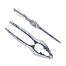 Stainless Steel Crab Tool Set – Easy-to-Use Crab Cracker & Spoon (15x4.3cm & 20x2cm)
