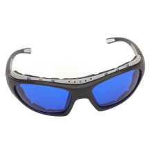 Golf Ball Finder Glasses PC Clear Wide View Anti Slip Blue Lenses Grey Frame