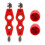 4 Pcs Copper Pipe Cleaner and Reamer Set Inner-Outer Reamer Pipe and Tube Deburring Reamer Chamfer Tool (Red) 1