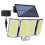 280 LED Solar Outdoor Wall Light with Motion Sensor Solar Flood Light with 3 Adjustable Lighting Modes for Garden 1