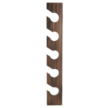 Wooden Hat Hanger for Baseball Cap Home Decor Space-Saving Wooden Organizer with Display Shelf Imitation Walnut Color