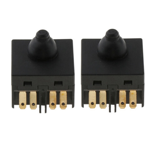 Interruptor de Amoladora Angular de 2 Uds., Interruptor de BotóN Pulsador para Amoladora Angular de 100Mm y 4 Pulgadas, Accesorio de Pulidora 100,