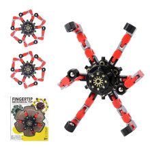 Transformable Fidget Spinner Toy with Dual Mode Play and Visual Spiral Effect for Adults and Kids (1pcs)