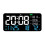LED Digital Wall Clock Formaldehyde/CO2/TVOC Display Smoke Recognition Countdown Bedroom Decorative Clock 1