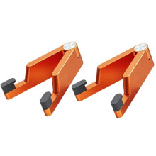 Draagbaar Opvouwbaar, Desktopstandaard, Mobiele Telefoonstandaard, Klein en Draagbaar, Mobiele Telefoonstandaard Oranje