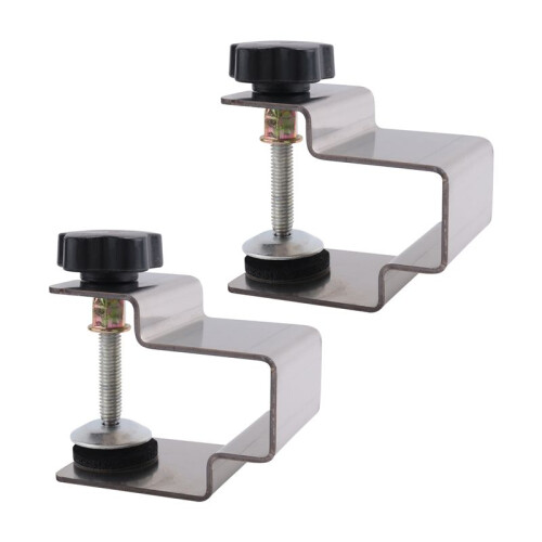 Drawer Front Installation Clamps, 2PCS Stainless Steel Cabinet Installation Clamps Tools for Drawer Front Panel 1