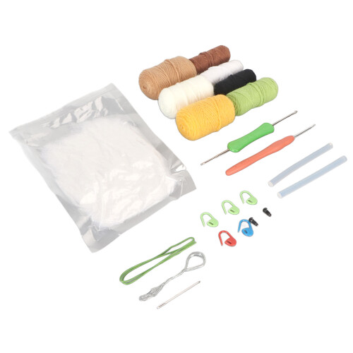 Crochet Potted Panda Kit 1 Set, 19x11 cm