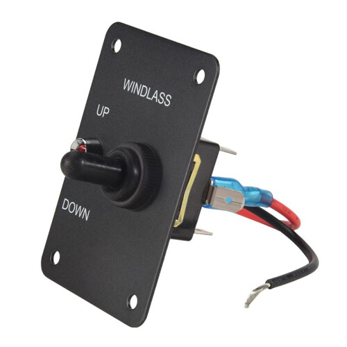 Marine Boat Anchor Windlass Return Toggle  Aluminum Plate 2 Way Led Light /Down Toggle  Anchor Winch