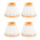 Puddingbecher, Joghurtbecher mit Deckel, Mousse-Gelee-Formen, Puddingbecher mit Deckel 2