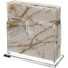 Porta-Guardanapos, Dispensador de Acrílico para Mesa de Jantar para Tecido de Coquetel, Recipientes Transparentes para Organizar Papel de Cozinha