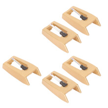 5pcs Gold Record Player Needles with Brush, 18mm, Compatible