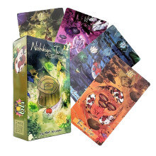 Japanese Koi Fish Tarot Deck Compact 78 Cards with Traditional Japanese Art for Travel and Reading