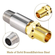 Liquid Propane Gas Fire Pits 1/2In Air Mixer Valve, Mixer Valve with High Capacity 90K BTU for Outdoor Propane Fire Pit