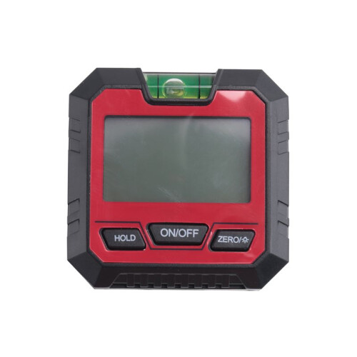 Precision Digital Inclinometer Electron Goniometers Magnetic Base Digital Protractor Angle Finder Bevel Box -Red