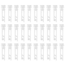 VáStago Ciego Vertical de 30 Piezas VáStagos Blancos de Repuesto para Persiana de Ventana Vertical VáStago Portador Ciego Vertical
