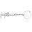 Useful  Vernier Caliper Tool Pendant Slider Slides Keyring Key Chain 10CM 2