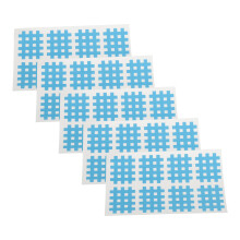5 Sheet Light Blue Grid Athletic Tape 5pcs Waterproof Tension Relief