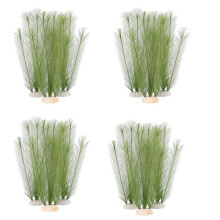 12X Aquarium Dekorationen Aquarium KüNstliche GrüNe Wasser Pflanzen Aus Seiden Stoffen Aus Kunststoff, Ungiftig und Sicher für Alle Fische und