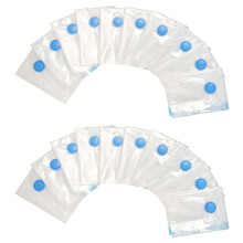 20 Packs 70X50 Vacuum Compressed Storage Saving Clothes Space Saver Seal Bags