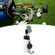 Golf Water Brush 160ML TPE Plastic Nylon Bristles White Detachable Water Bottle