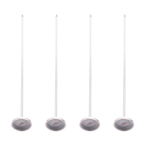 4X Termômetro de Solo Composto 20 Polegadas 50 cm de Comprimento de Aço Inoxidável de Qualidade Alimentar Premium Sonda Detector de MediçãO