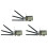 3X for Broadcom Bcm94360CSAX Bcm943602CS Bcm94331CSAX WLAN Card Desktop PCI-E Converter Adapter + Antenna 1