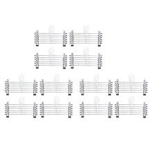 72 PCS Skirt Hangers with Clips, Pants Hanger Metal Pant Hangers Space Saving for Pants Skirts Clothes