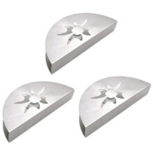 3X Paper Towel Holder Stainless Steel Napkin Holder Fanshaped Organizer Container