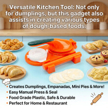 Dumpling Maker Press Tool Food Grade Plastic Manual Kitchen Gadget For Home Restaurant Use