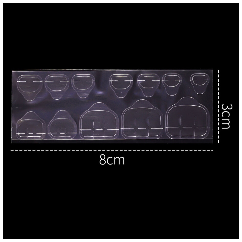 Reach-Tools (12 Stickers) Sticky Transparent Press-On Nail Tabs
