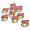 Mushroom Iron-On Patch 30Pcs 4.8x4.3cm Cotton 10