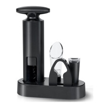 Wine Opener Set, Wine Corkscrew Bottle Opener Set with Foil Cutter, Pourer, Vacuum Stopper, Wines Bottle Opener
